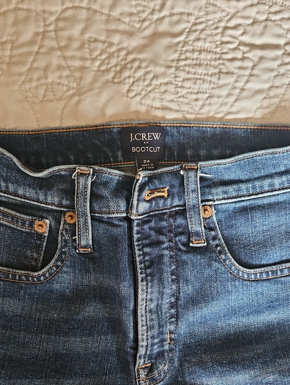 J. Crew womens Dark Blue Bootcut Jeans